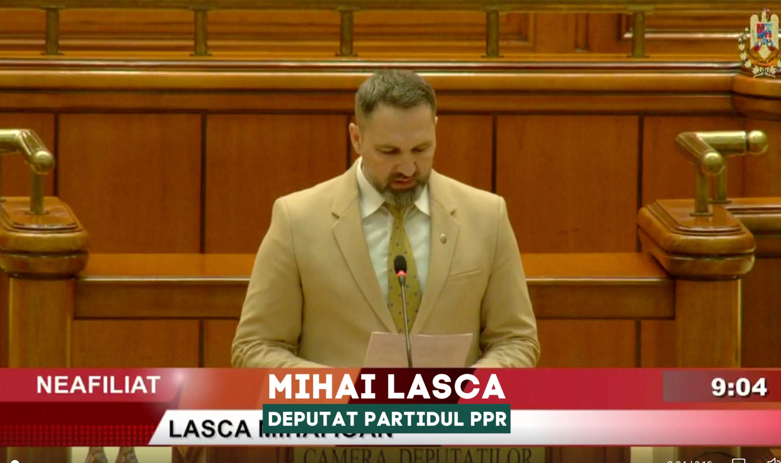 Declaratie politica Mihai Lasca